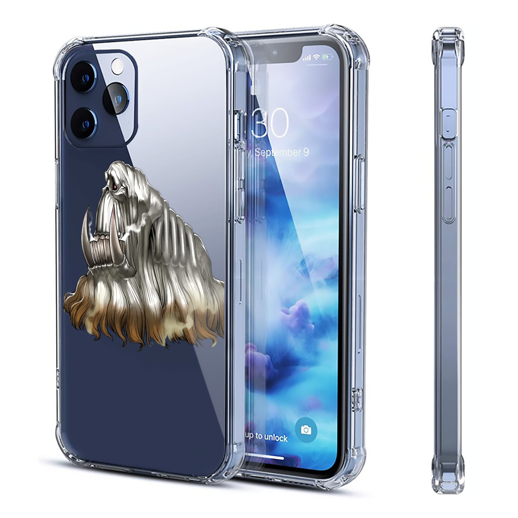 （画像用） 遊☆戯☆王 Yu-Gi-Oh! 【iPhone 12シリーズ対応】透明スマホケース（クリアソフトケース）